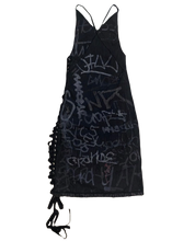 Load image into Gallery viewer, BLACK GRAFFITI DRESS
