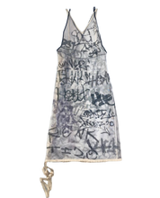 Load image into Gallery viewer, WHITE GRAFFITI DRESS
