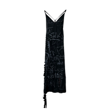 Load image into Gallery viewer, BLACK GRAFFITI DRESS
